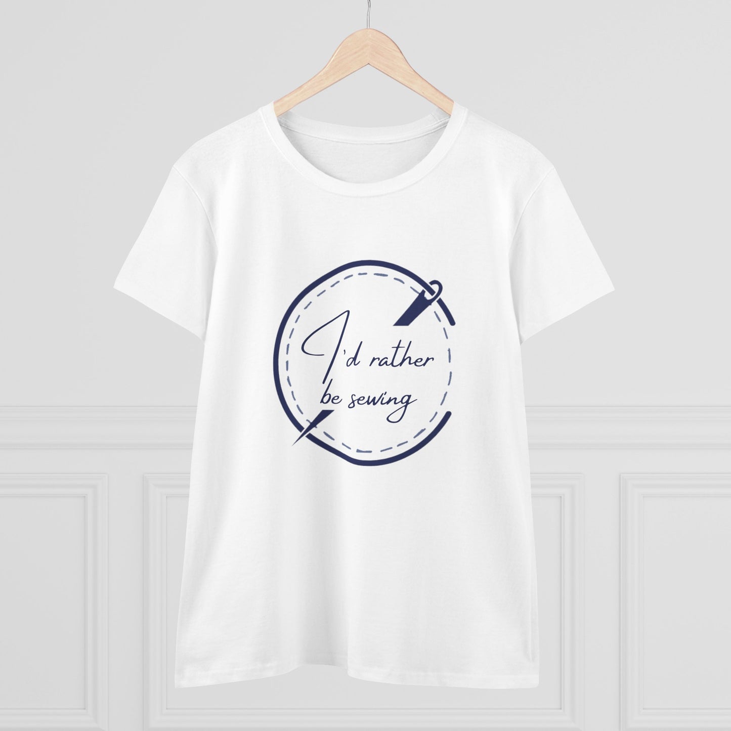 Sewing Enthusiast Tee: I'd Rather Be Sewing