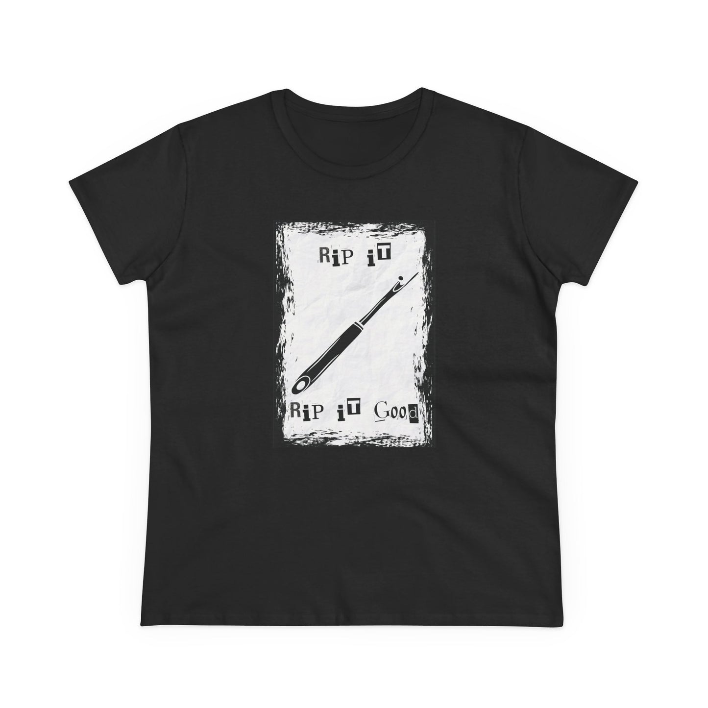 Rip it Good! Women's Black Tee