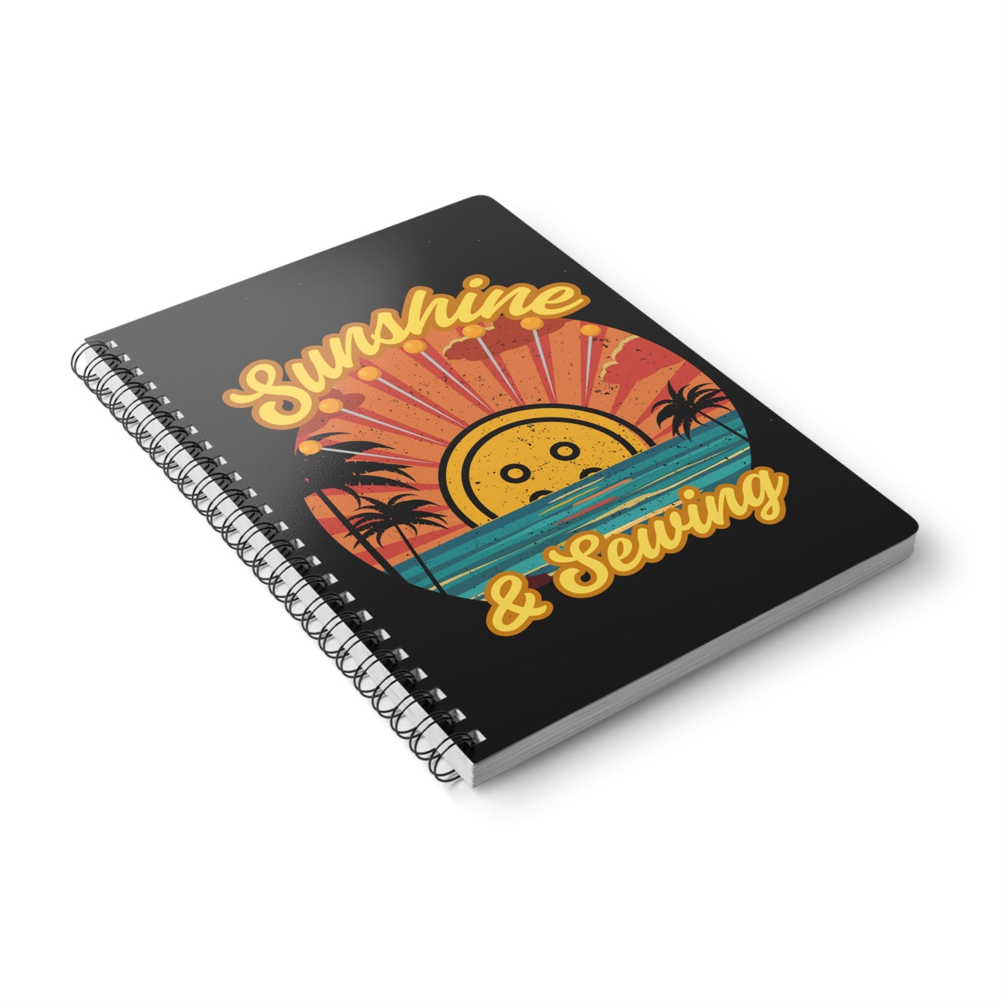 Sunshine & Sewing Notebook A5 Black