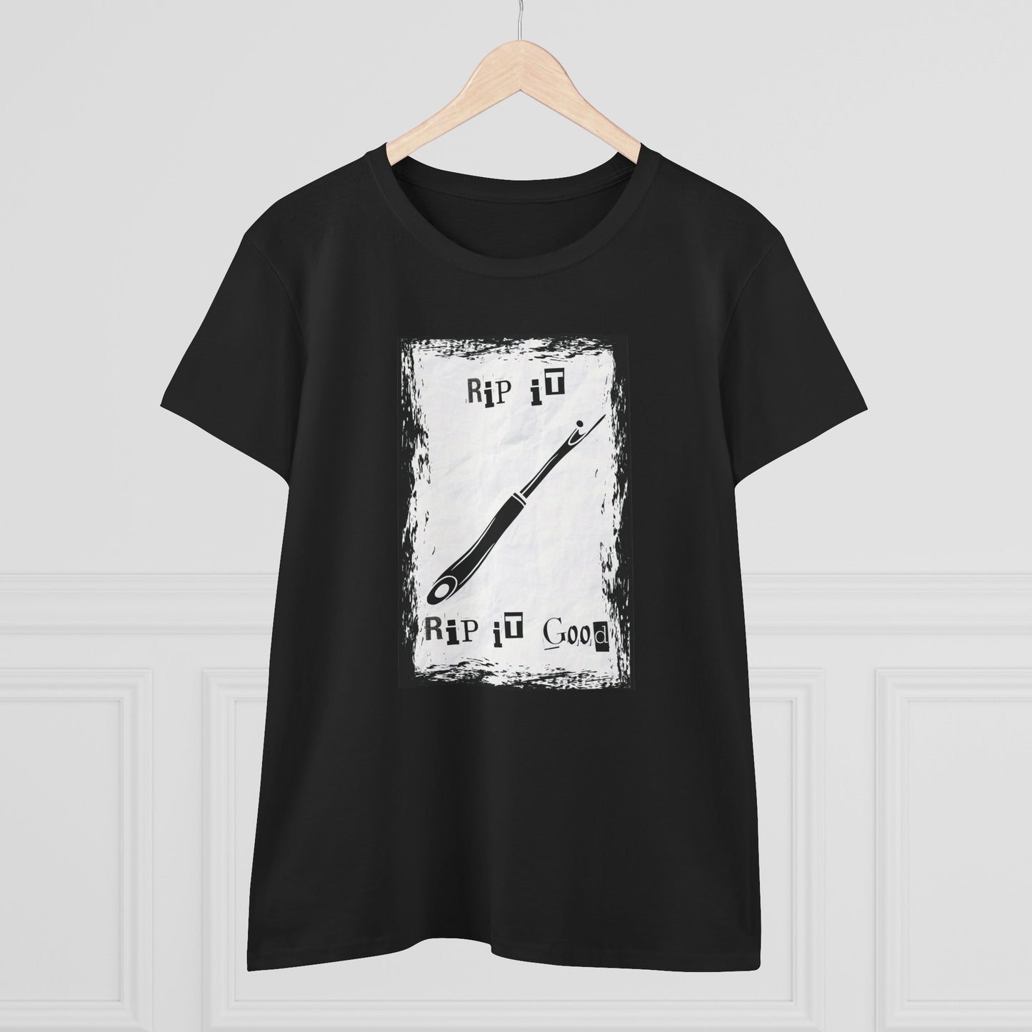 Rip it Good! Women's Black Tee