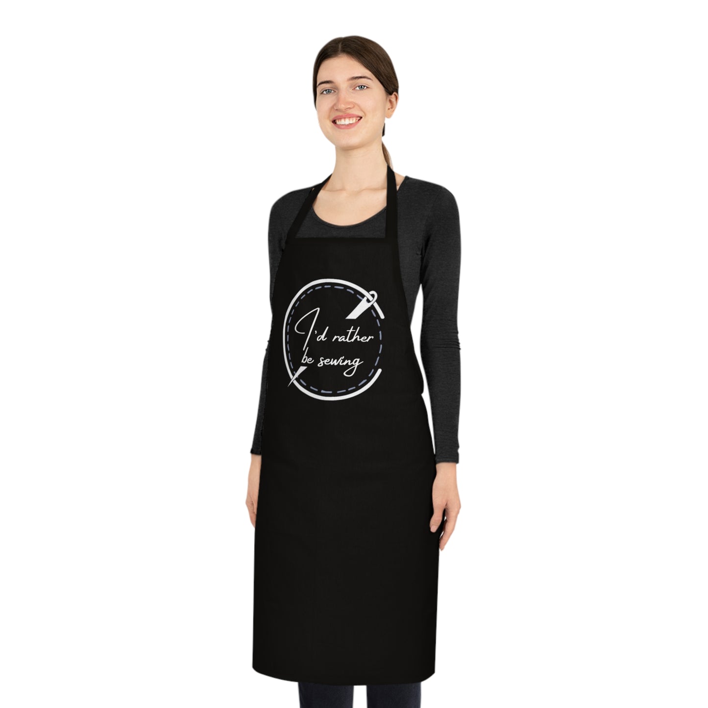 Cotton Apron - "I’d Rather Be Sewing"