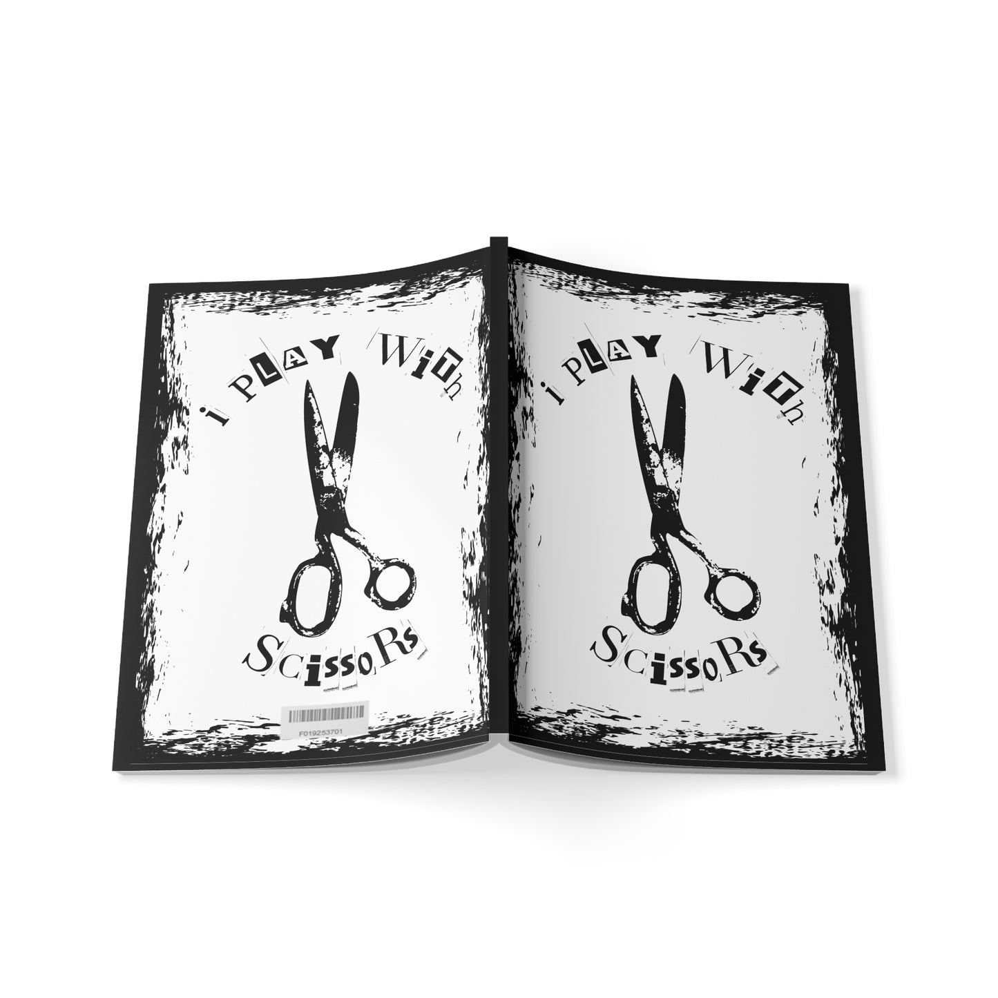 I Play with Scissors Softcover Notebook
