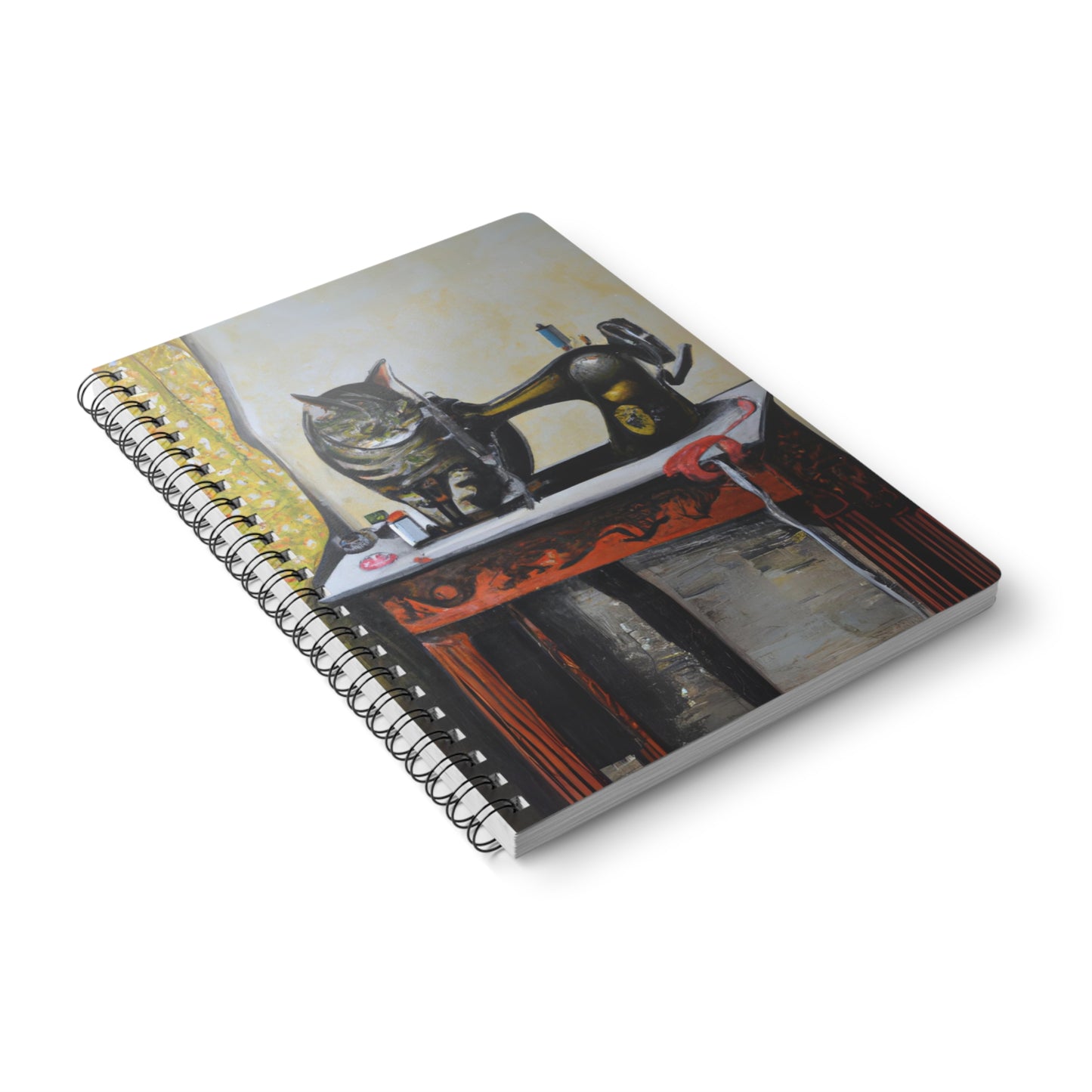 Sewing Cat #1 A5 Notebook