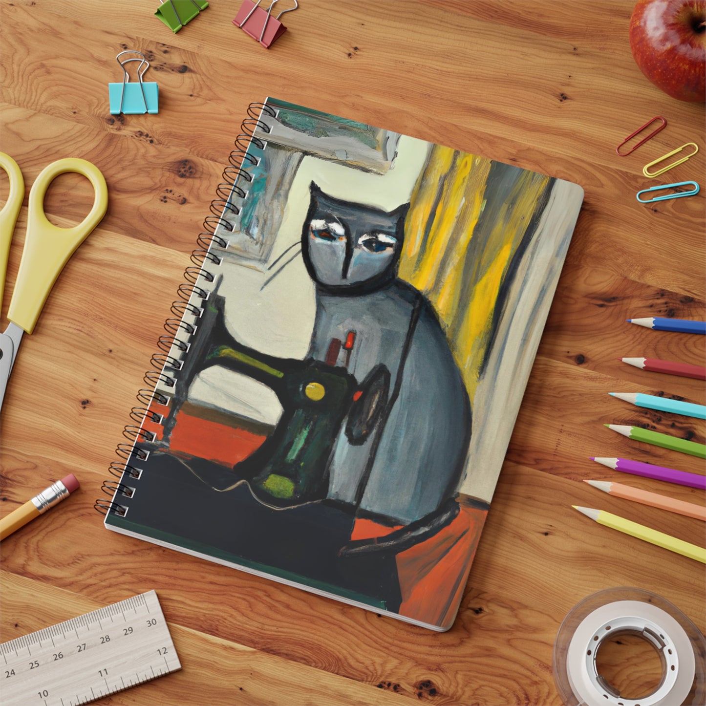Sewing Cat #17 Notebook