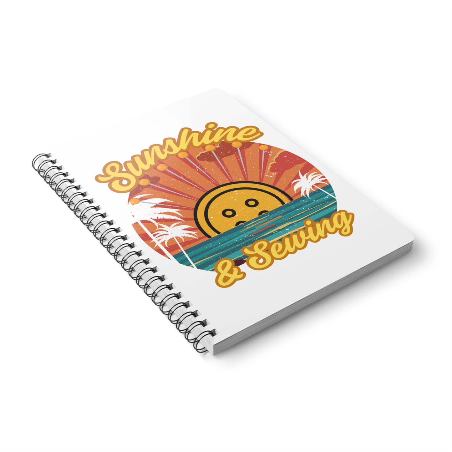 Sunshine & Sewing Notebook A5 White