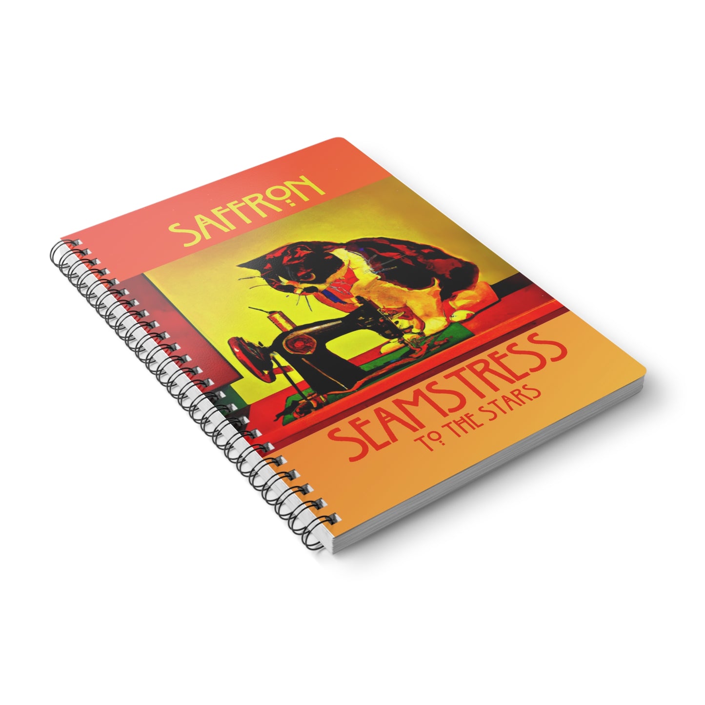 Saffron 'Seamstress to the Stars' A5 Notebook