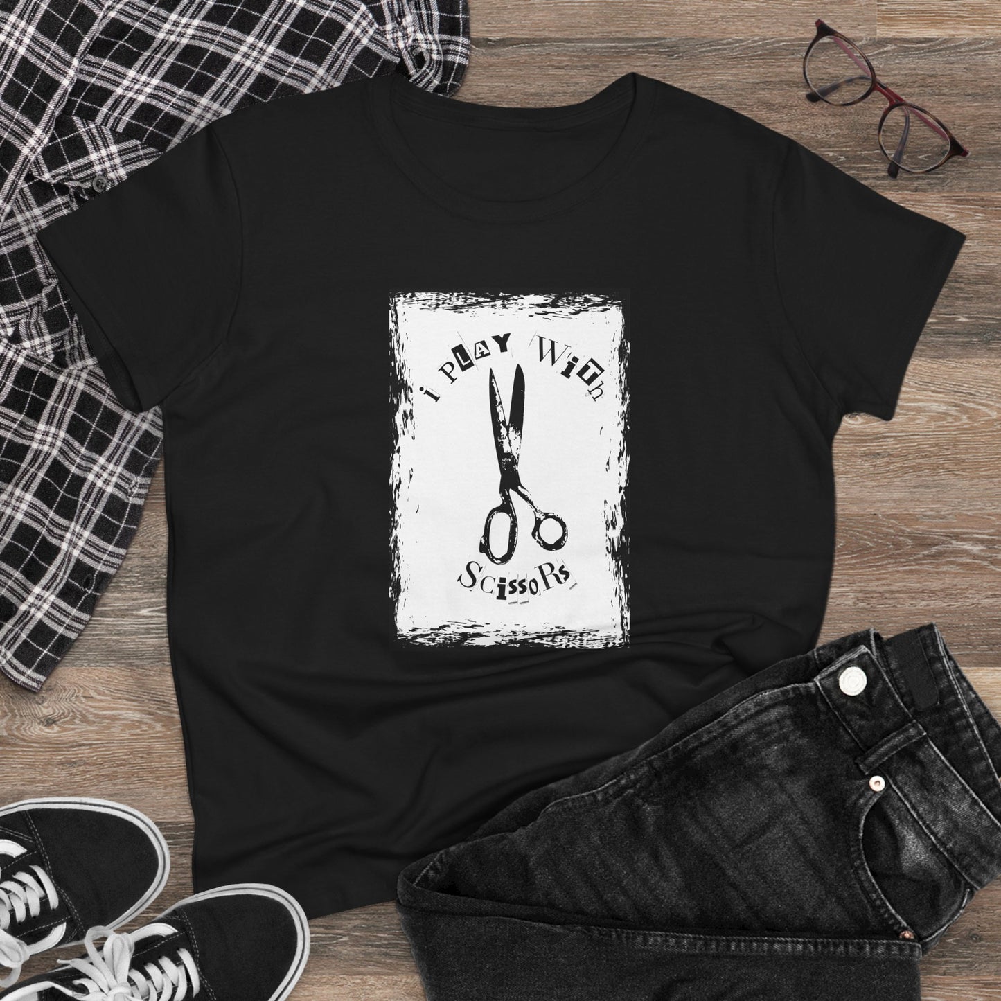 Creative Crafting Tee: I Play With Scissors Women’s T-Shirt