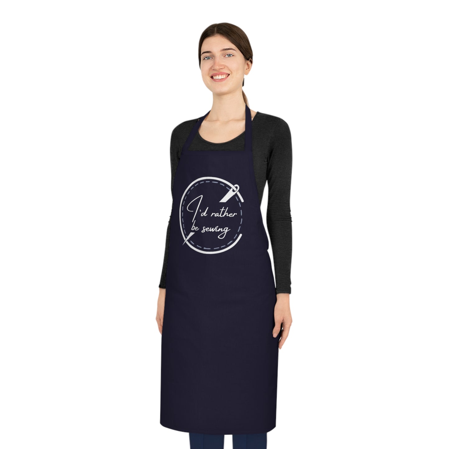 Cotton Apron - "I’d Rather Be Sewing"