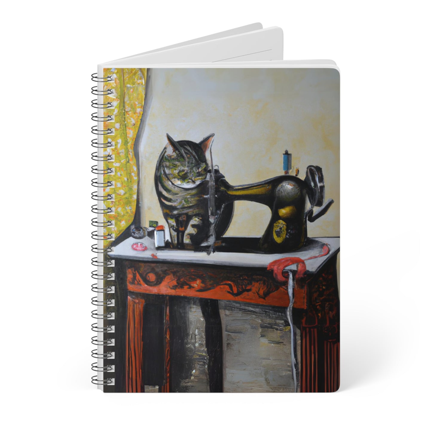Sewing Cat #1 A5 Notebook