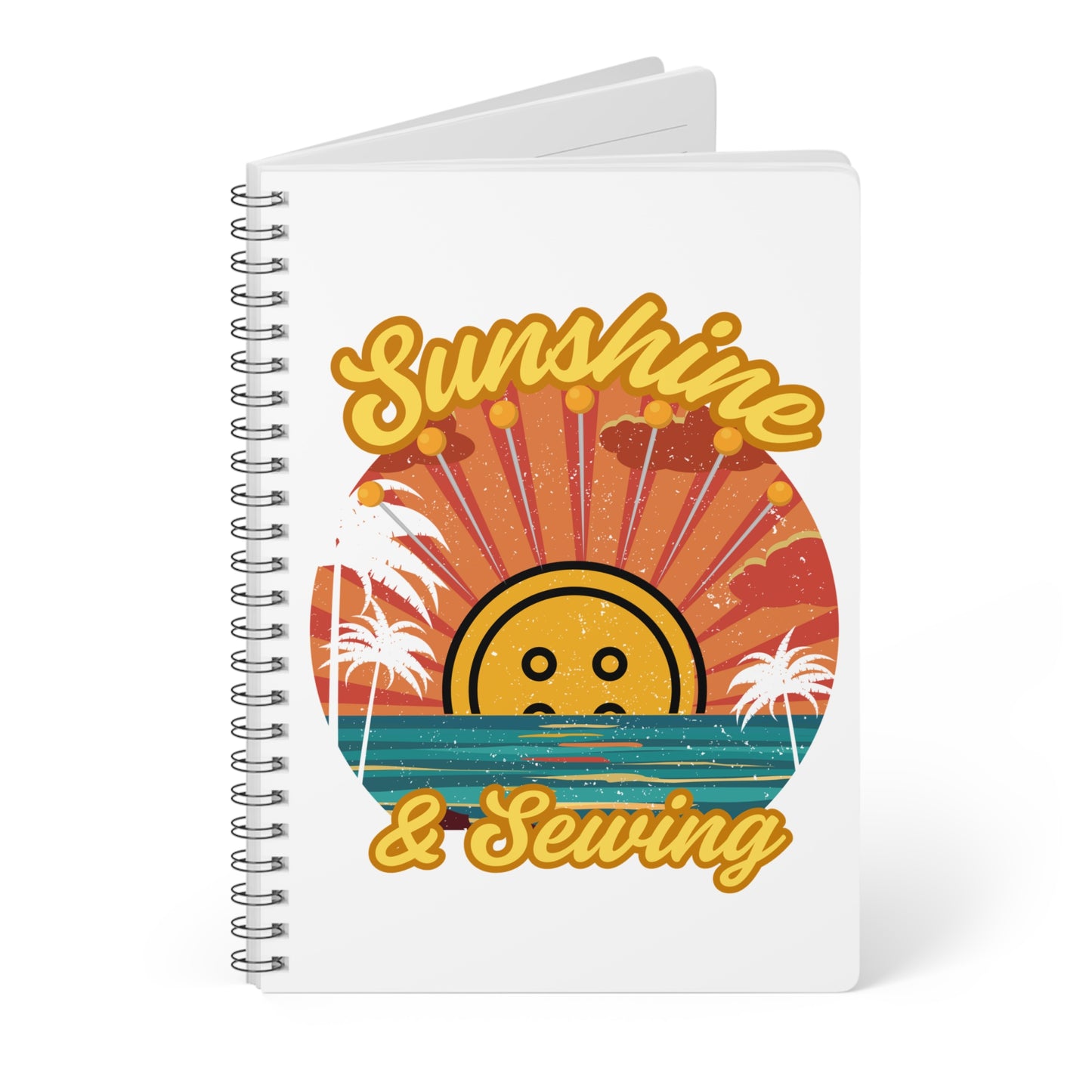 Sunshine & Sewing Notebook A5 White
