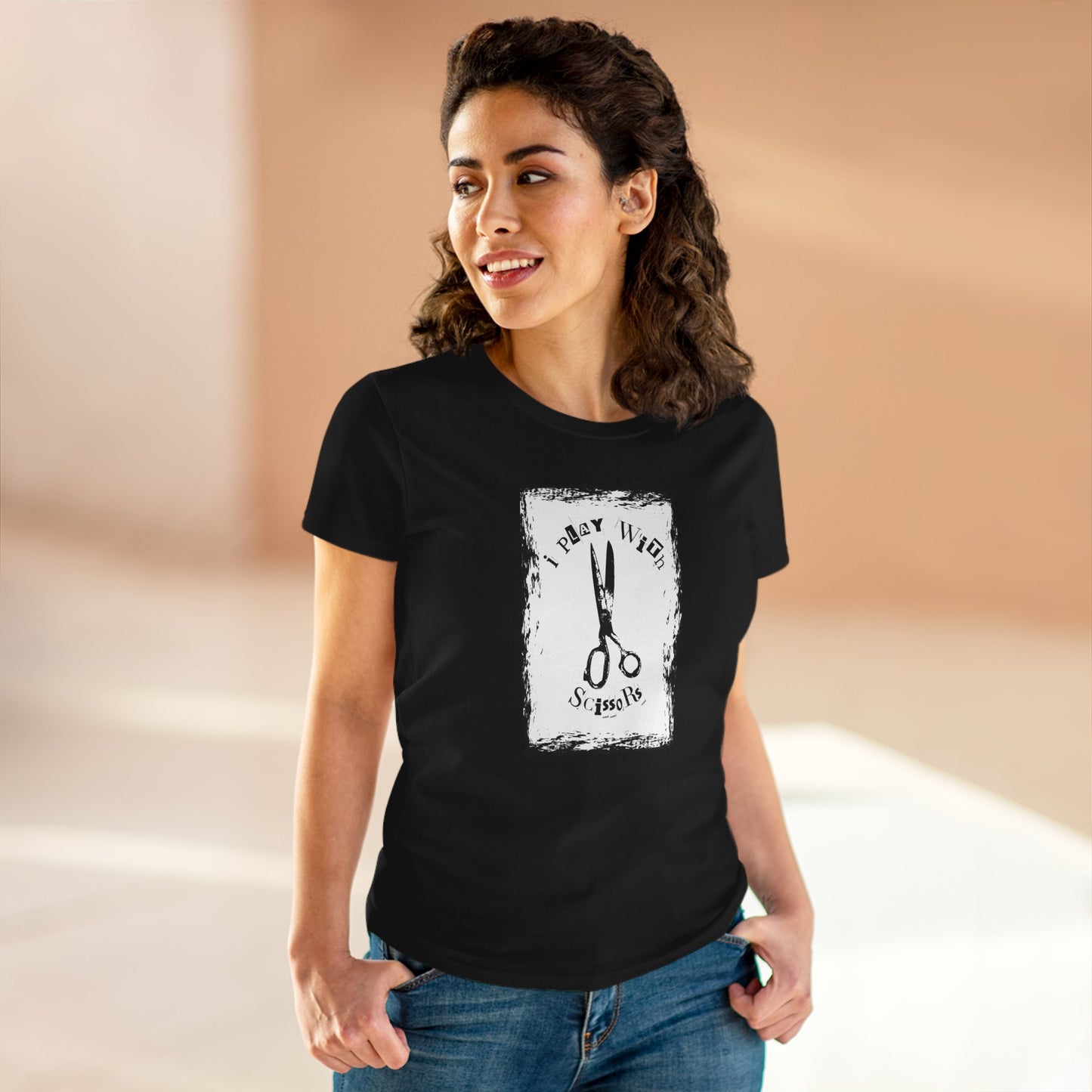 Creative Crafting Tee: I Play With Scissors Women’s T-Shirt