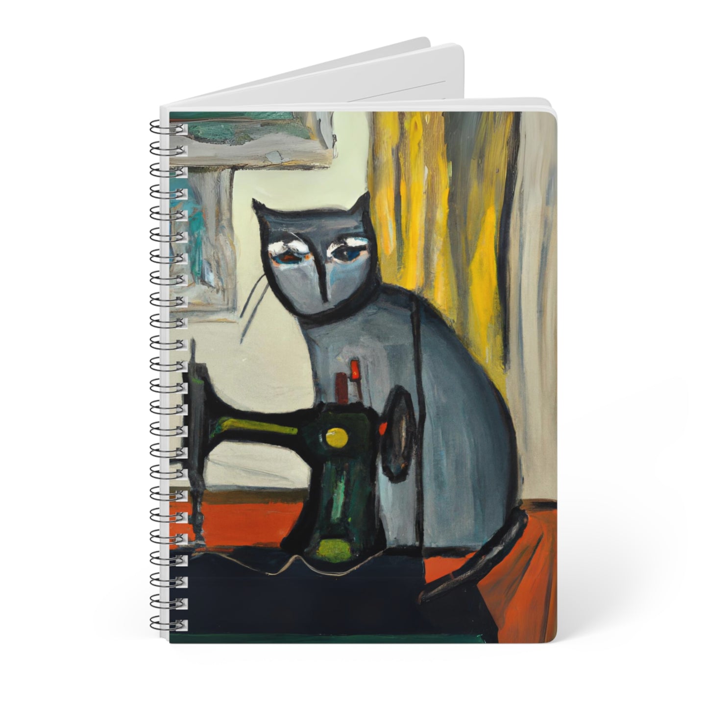 Sewing Cat #17 Notebook