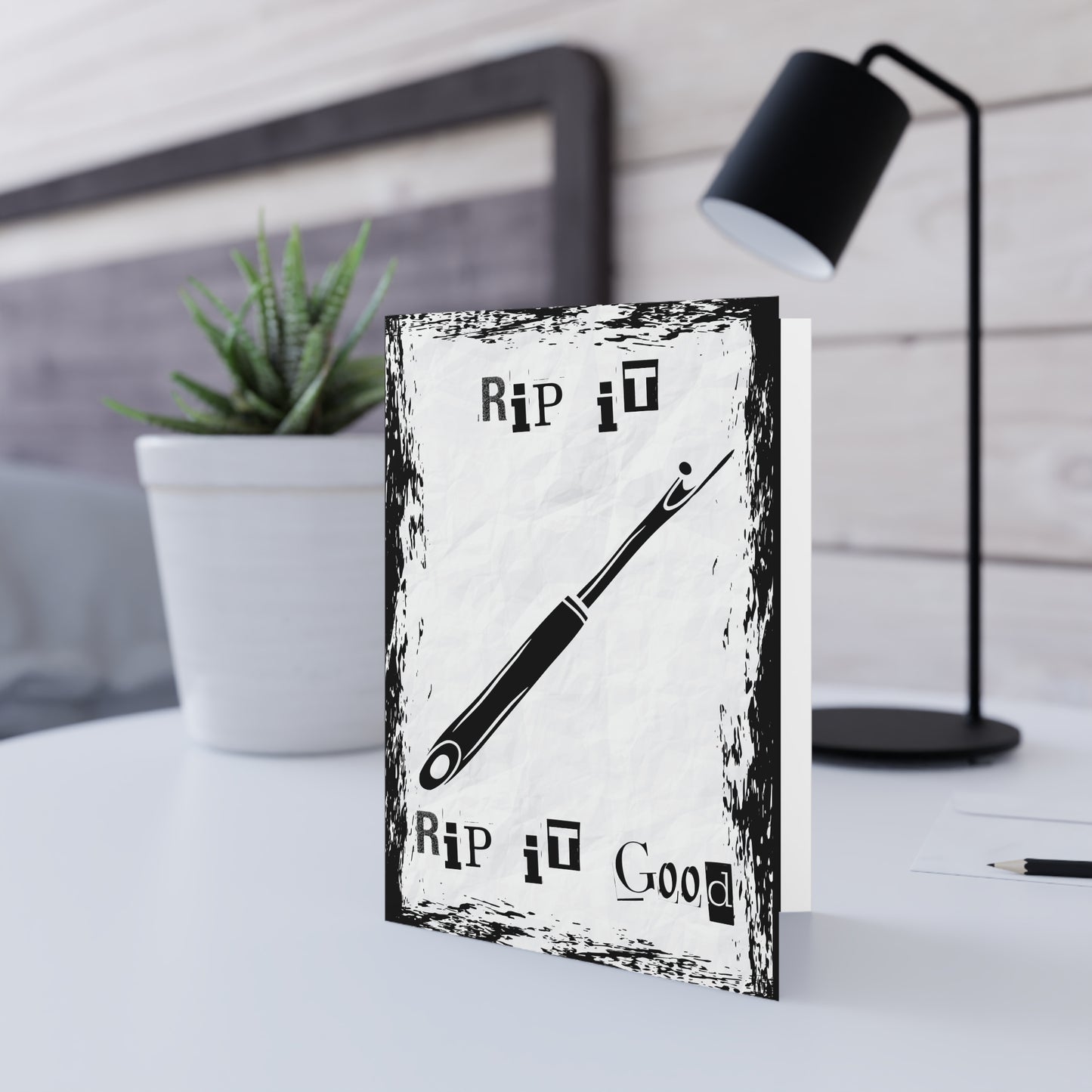 Rip it. Rip it Good! Greeting Card
