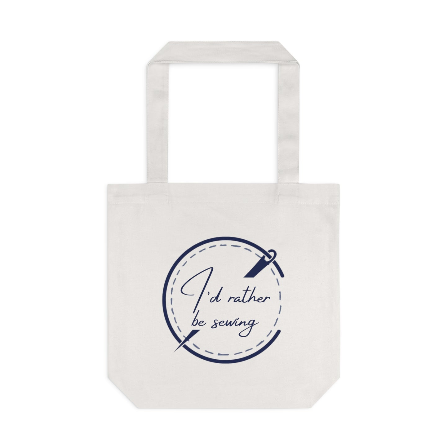 I'd rather be Sewing Tote Bag