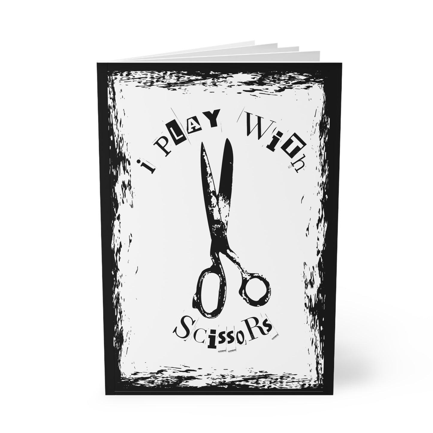 I Play with Scissors Softcover Notebook