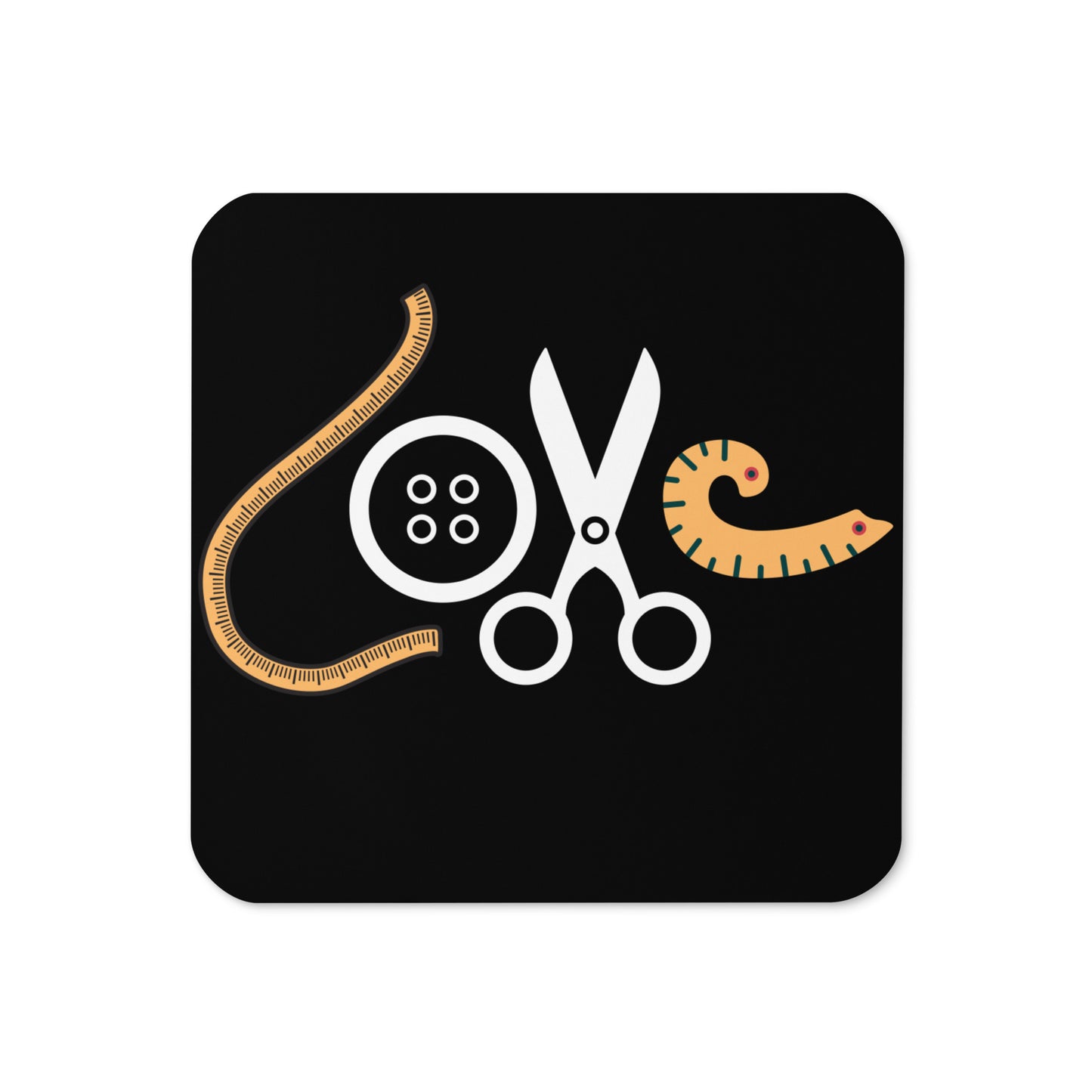Love Sewing Cork-back Coaster