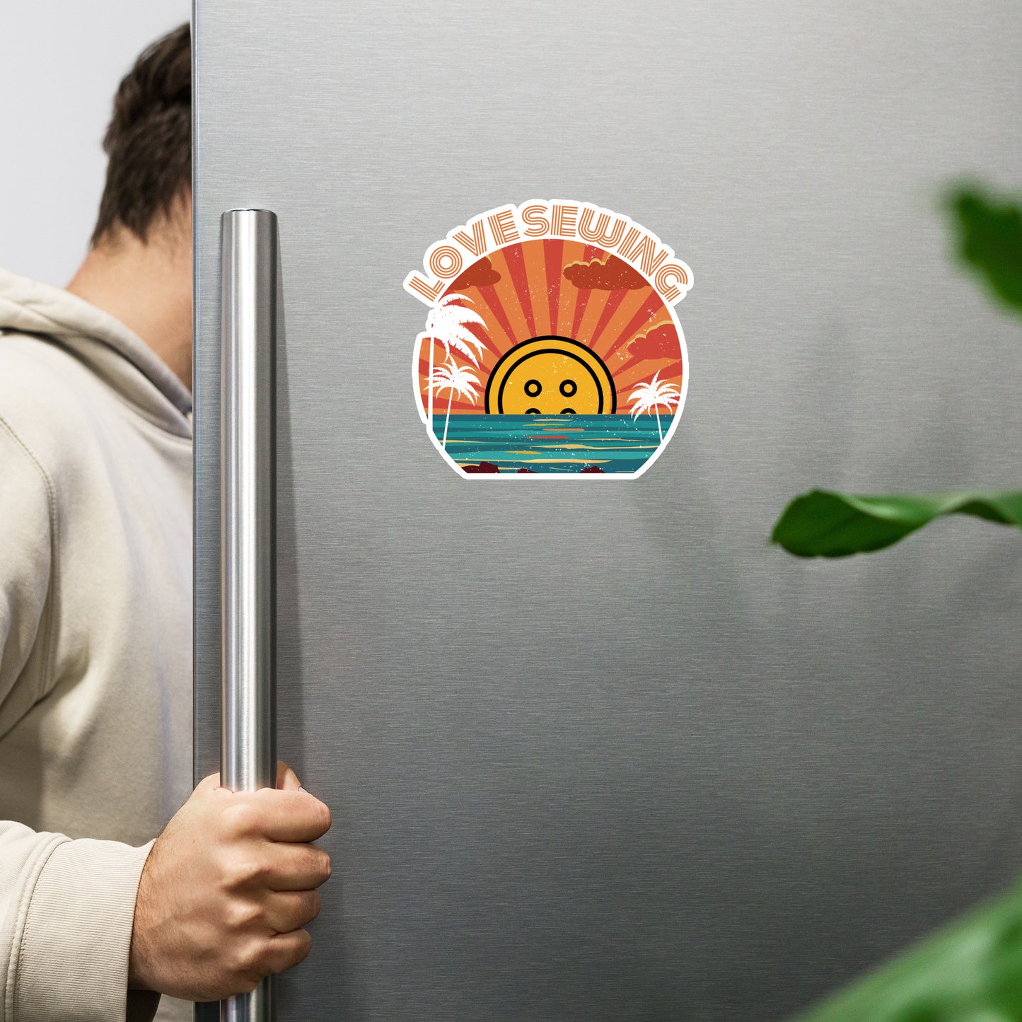 Tropical Love Sewing Magnet
