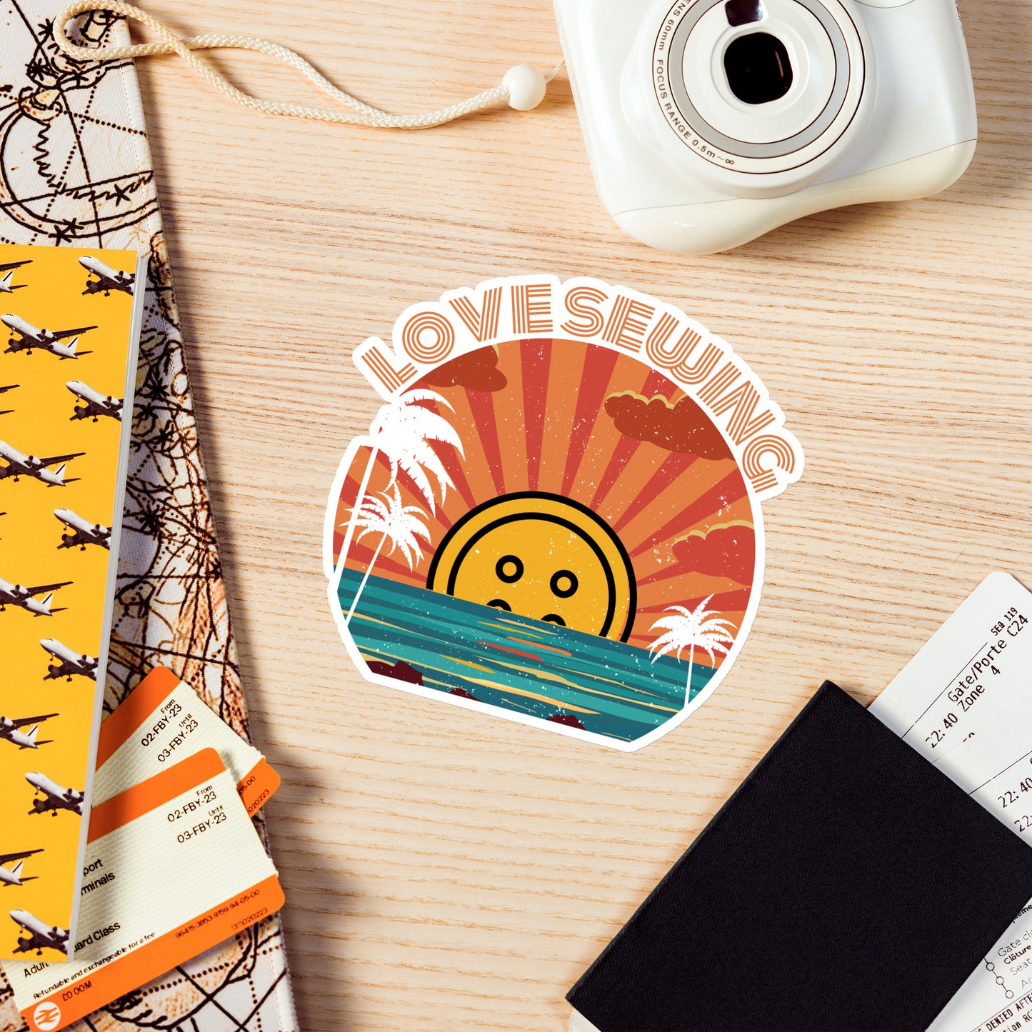 Tropical Love Sewing Magnet