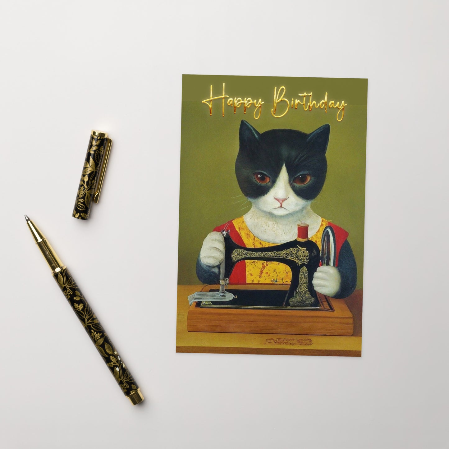 Madam Sewsalot Birthday Card