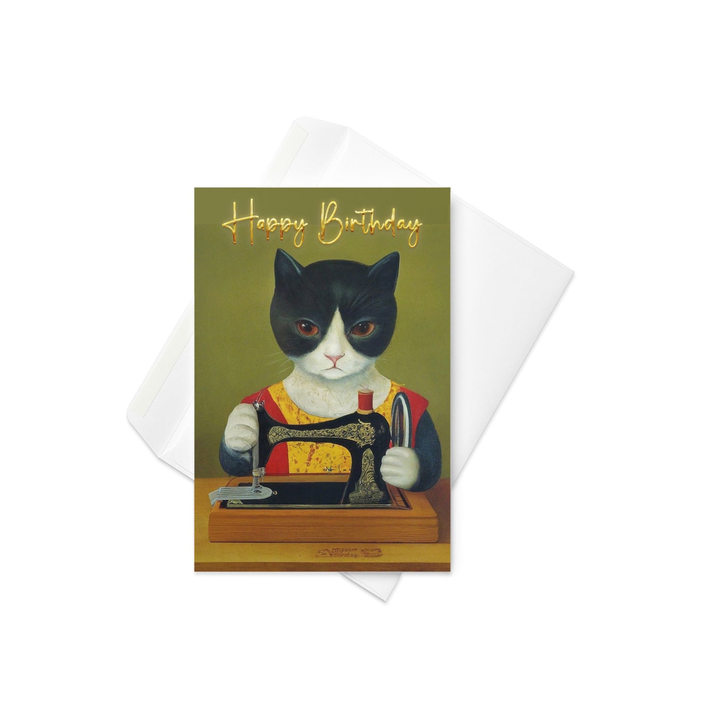 Madam Sewsalot Birthday Card