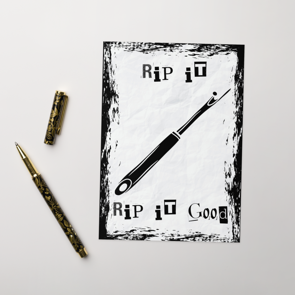 Rip It. Rip It Good! Greeting Card