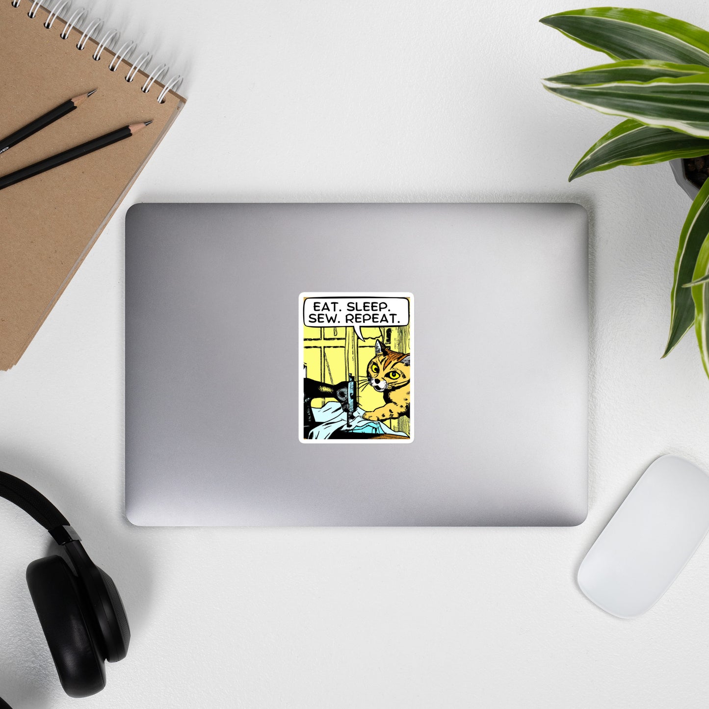Eat.Sleep.Sew.Repeat. Sticker
