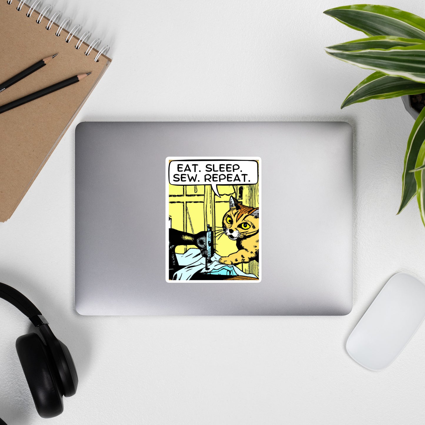 Eat.Sleep.Sew.Repeat. Sticker