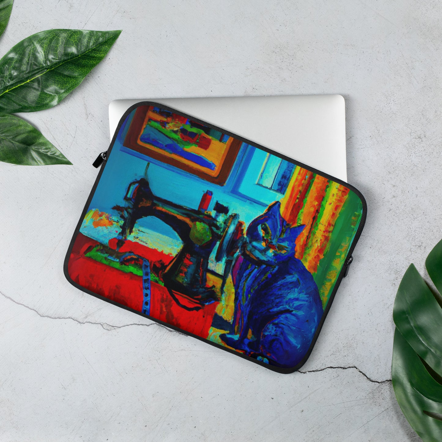 Sewing Cat 24 Laptop Sleeve