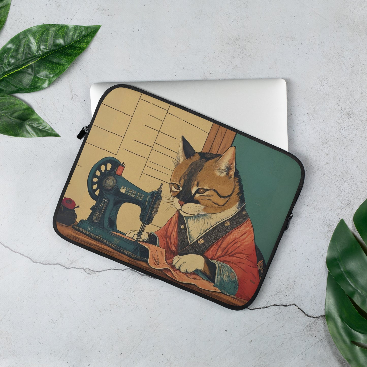 Tailor Cat Laptop Sleeve