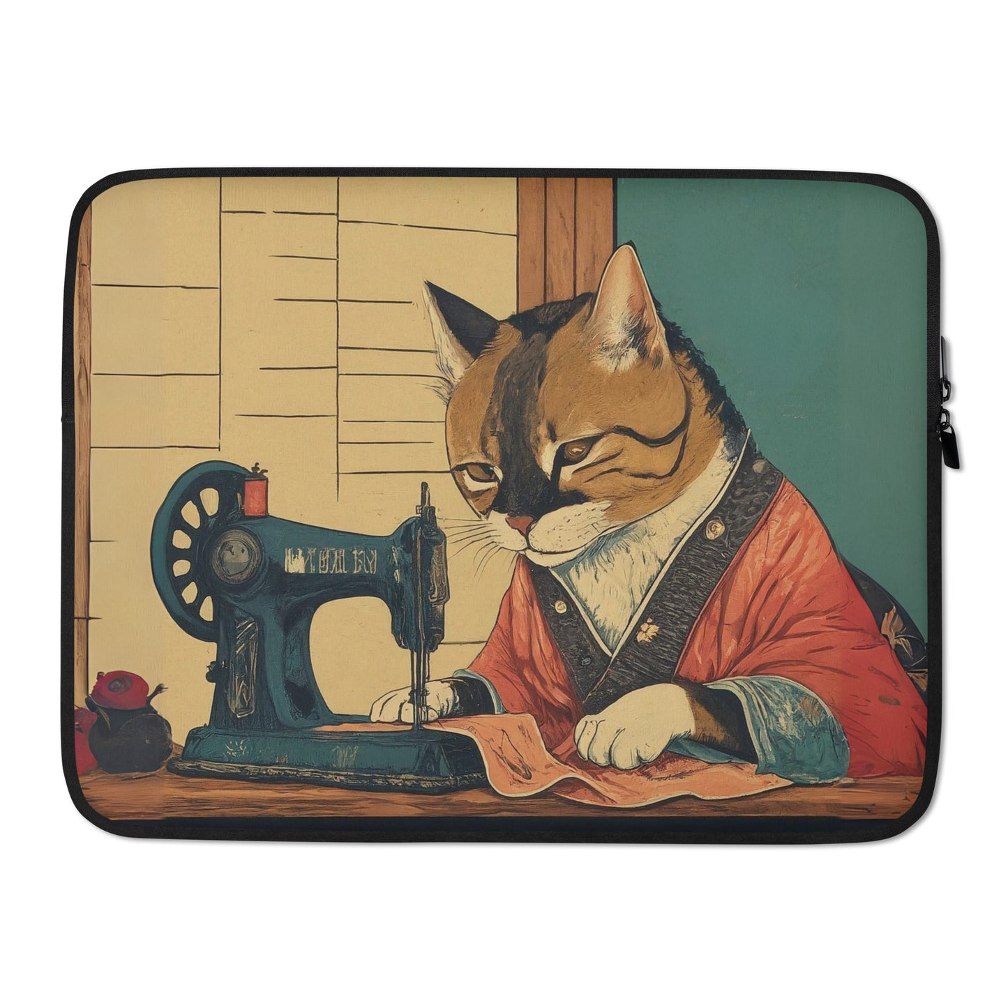 Tailor Cat Laptop Sleeve