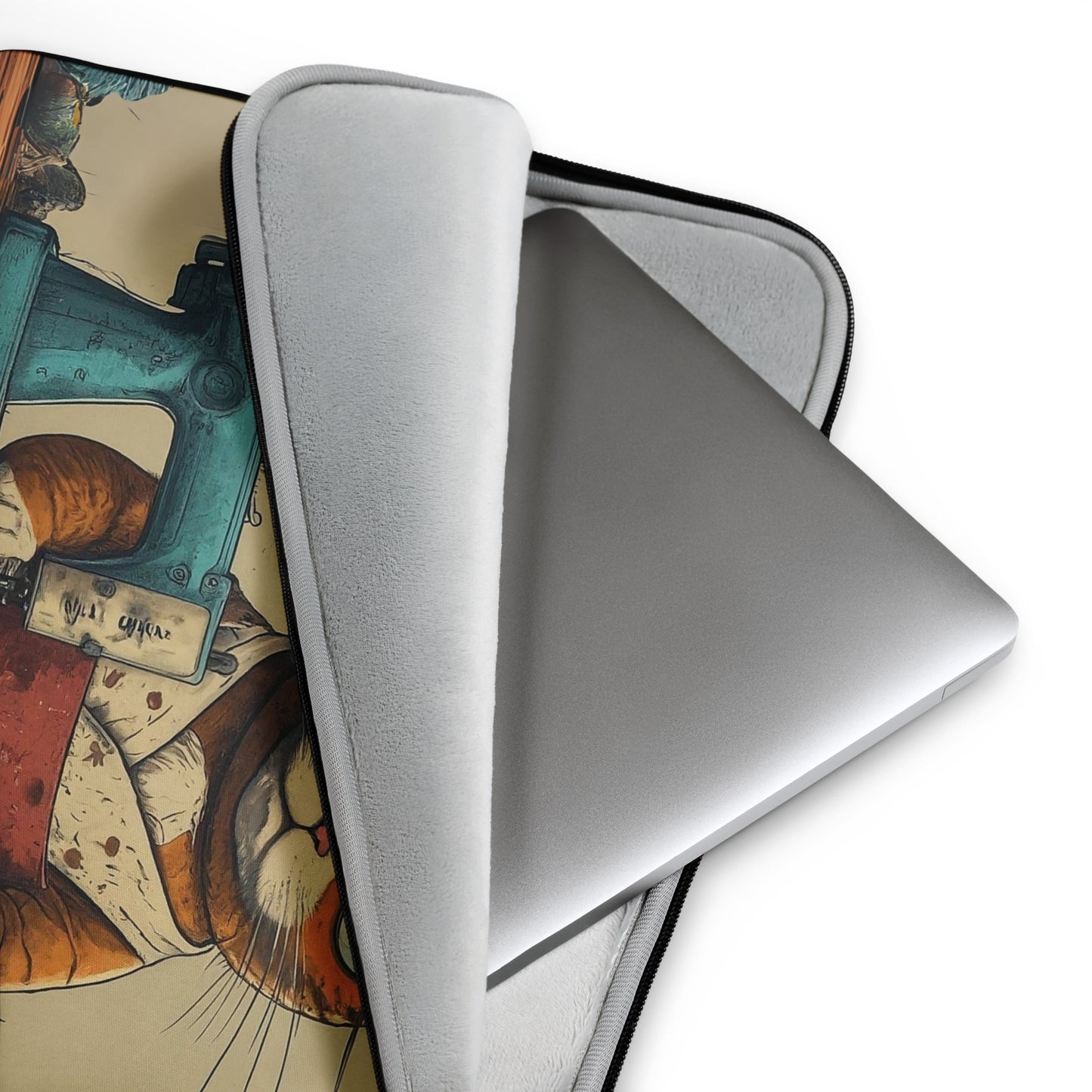 Seamstress Cat Laptop Sleeve