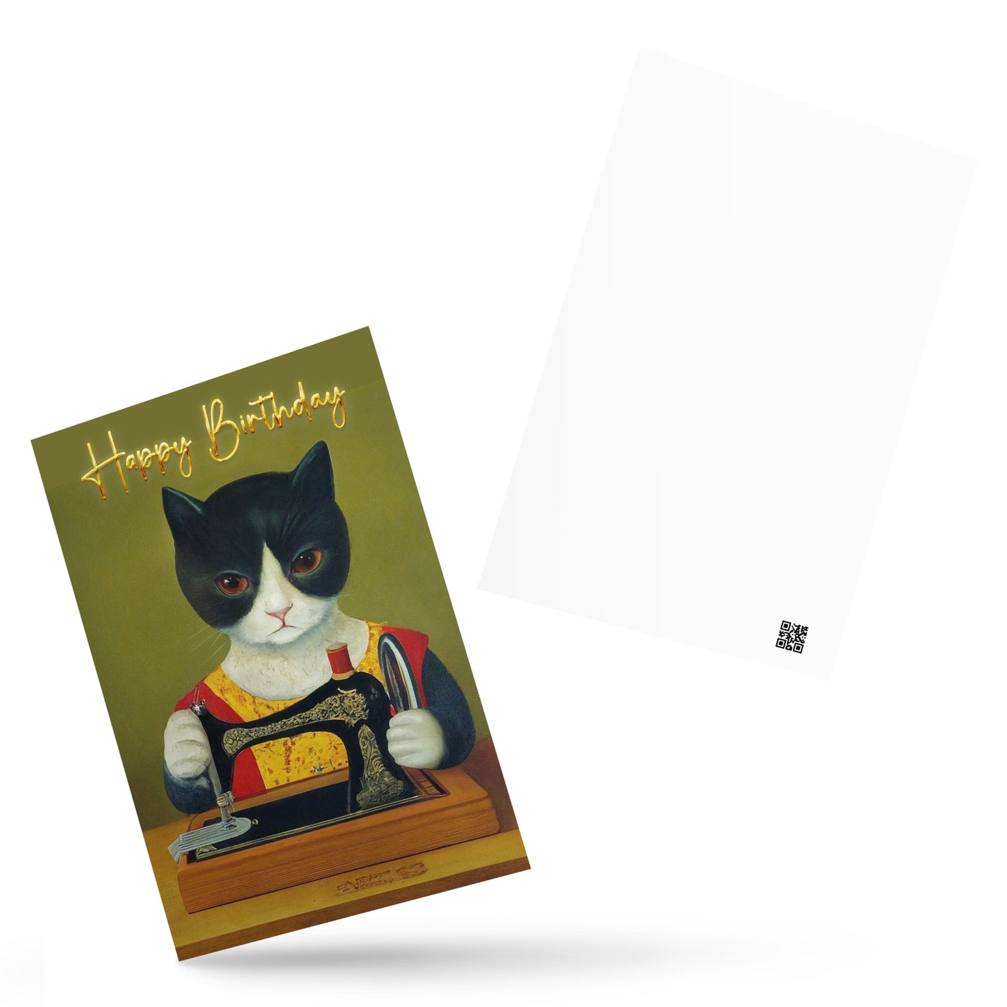 Happy Birthday Madam Sewsalot Note Card