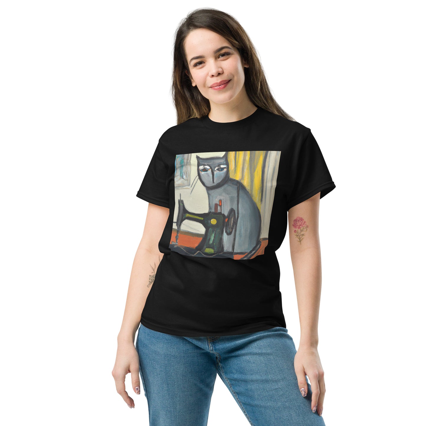 Sewing Cat 17 Unisex Classic T-shirt