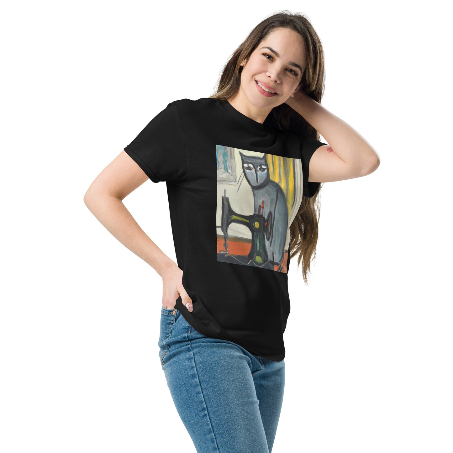 Sewing Cat 17 Unisex Classic T-shirt