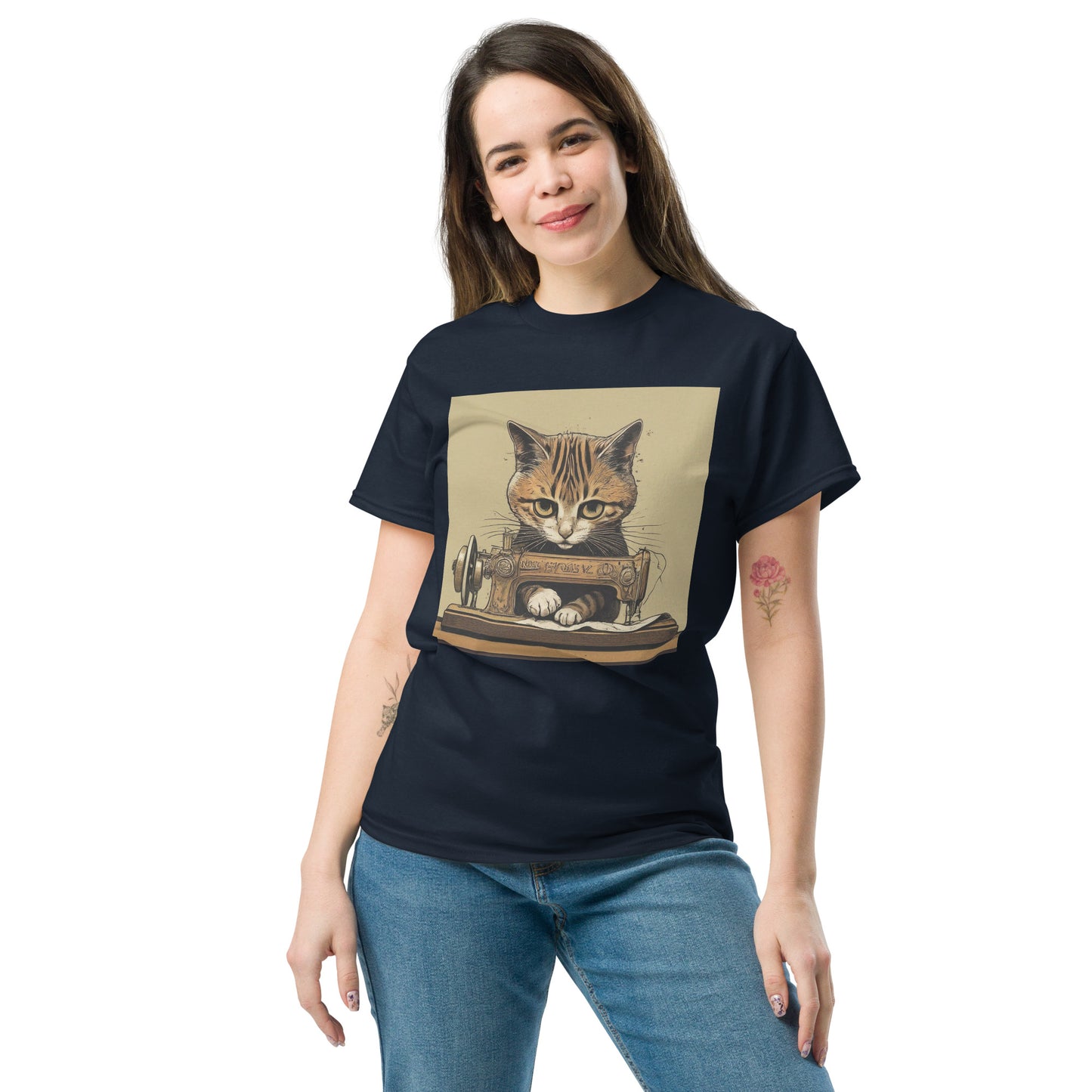 Sewing Cat C2 Unisex Classic T-shirt
