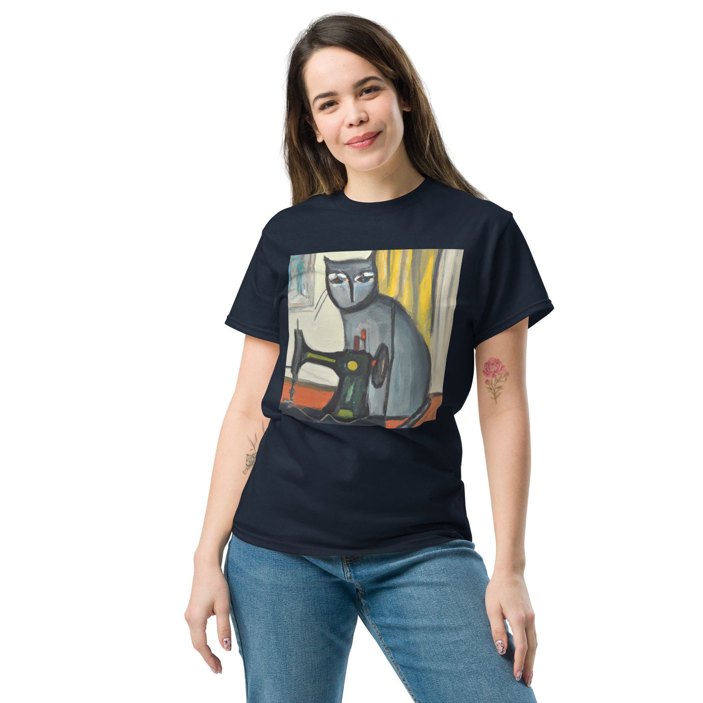 Sewing Cat 17 Unisex Classic T-shirt