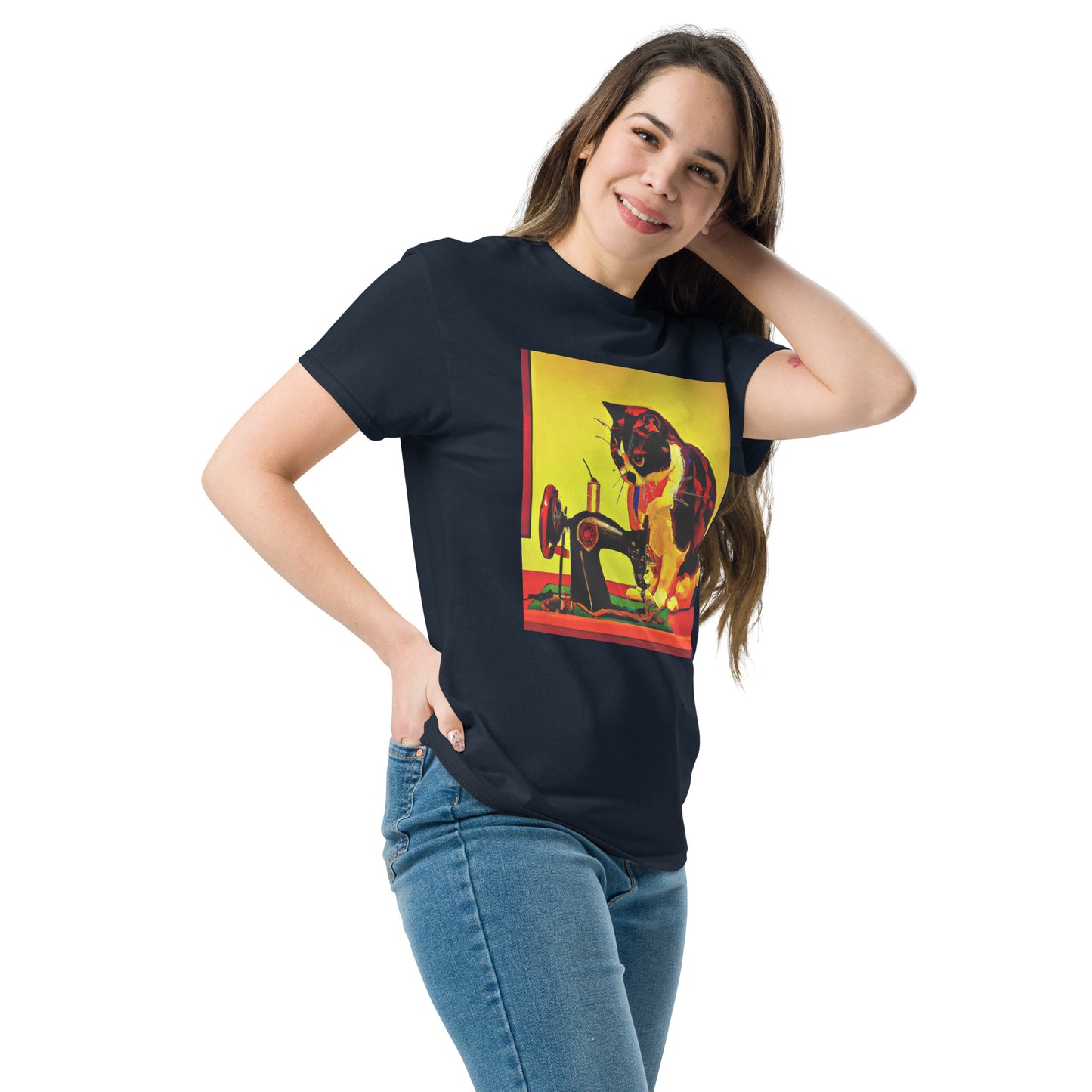 Sewing Cat 23 Unisex Classic T-shirt