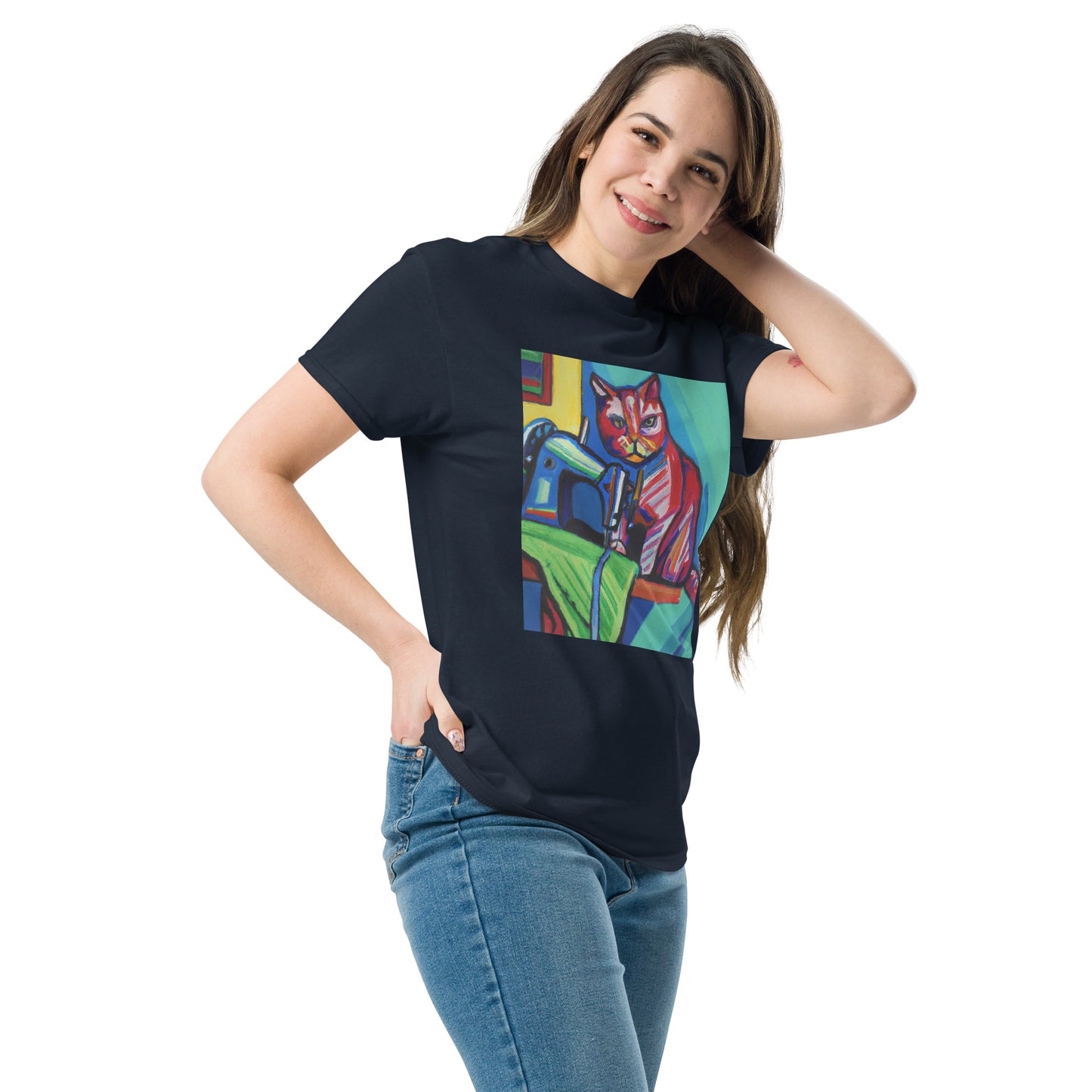 Sewing Cat 25 Unisex Classic T-shirt