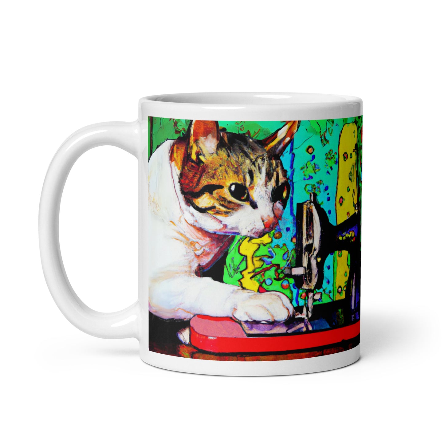 Sewing Cat 22 Mug