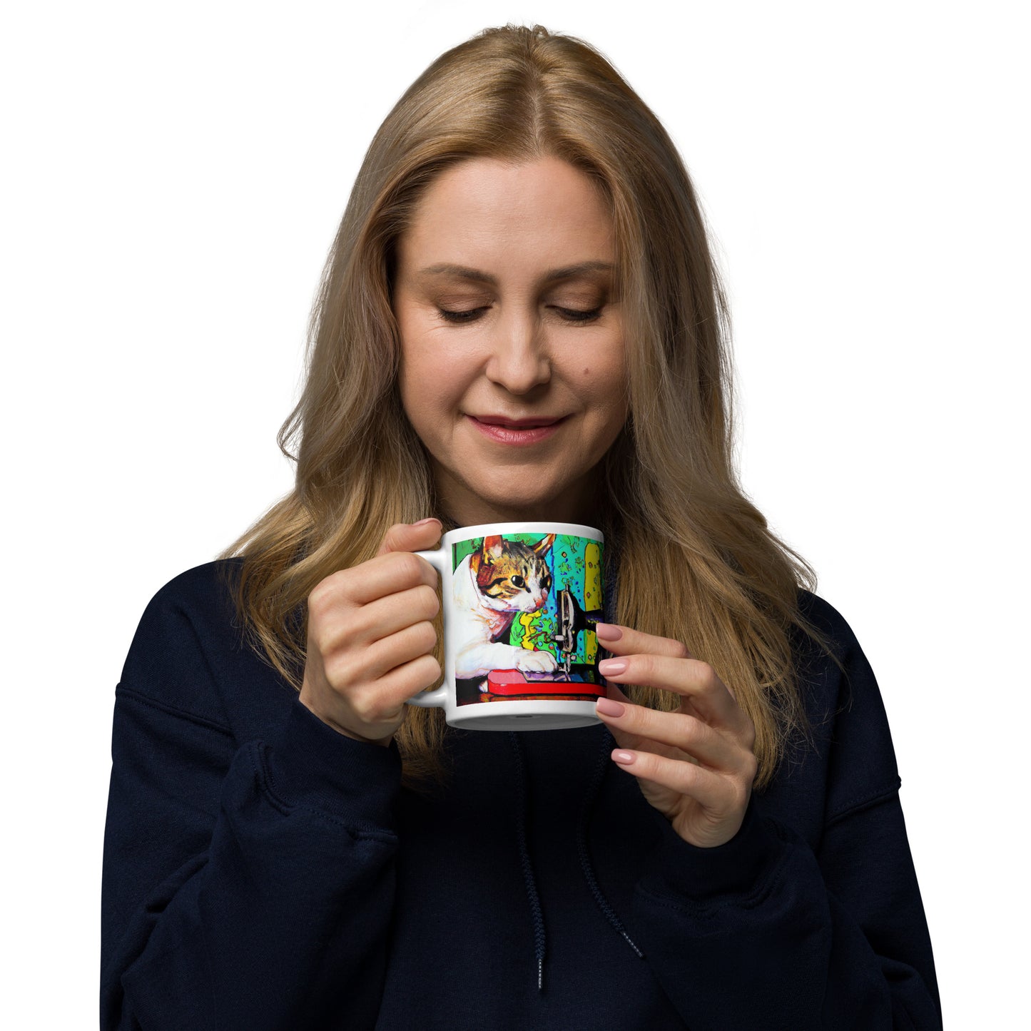 Sewing Cat 22 Mug