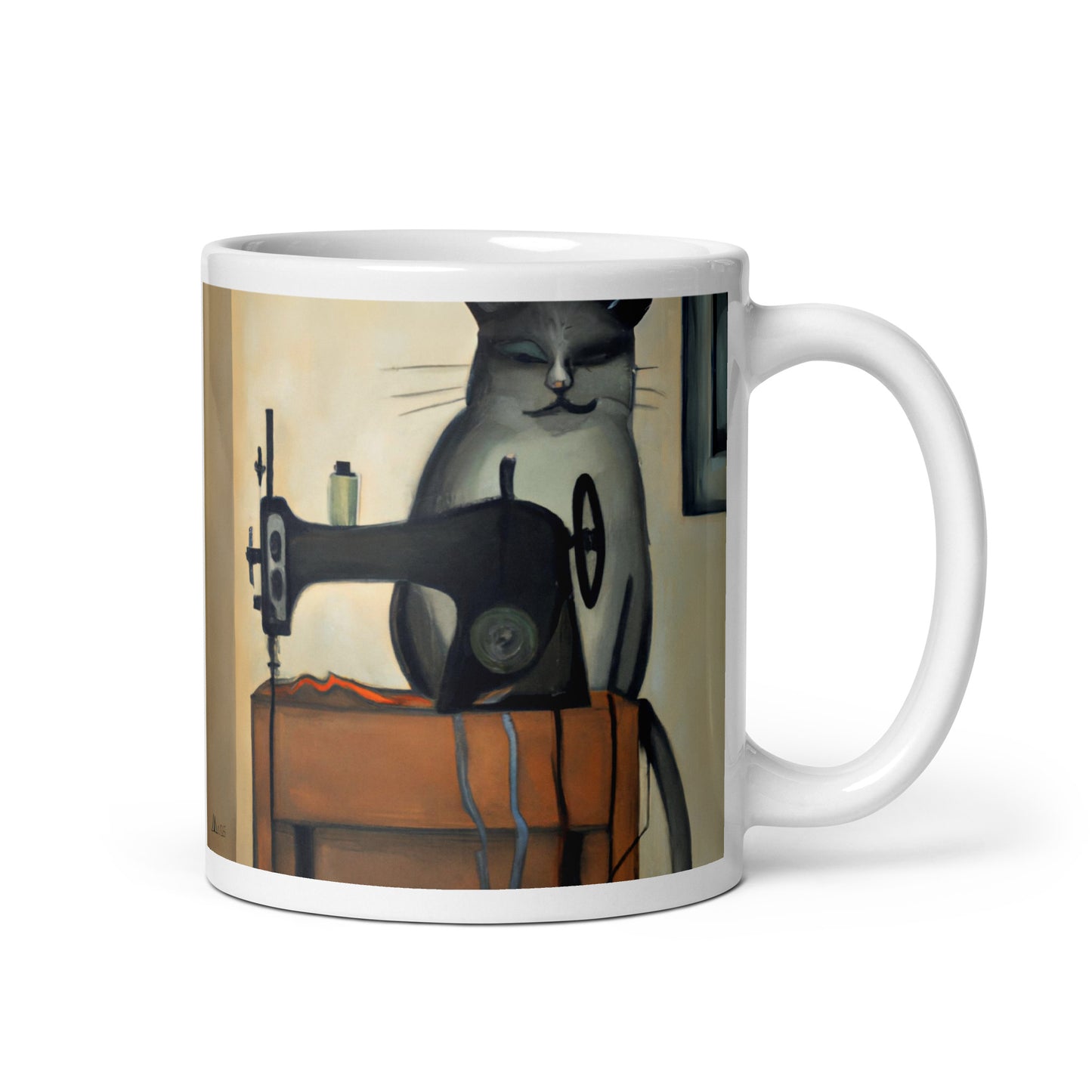 Sewing Cats 16 Mug