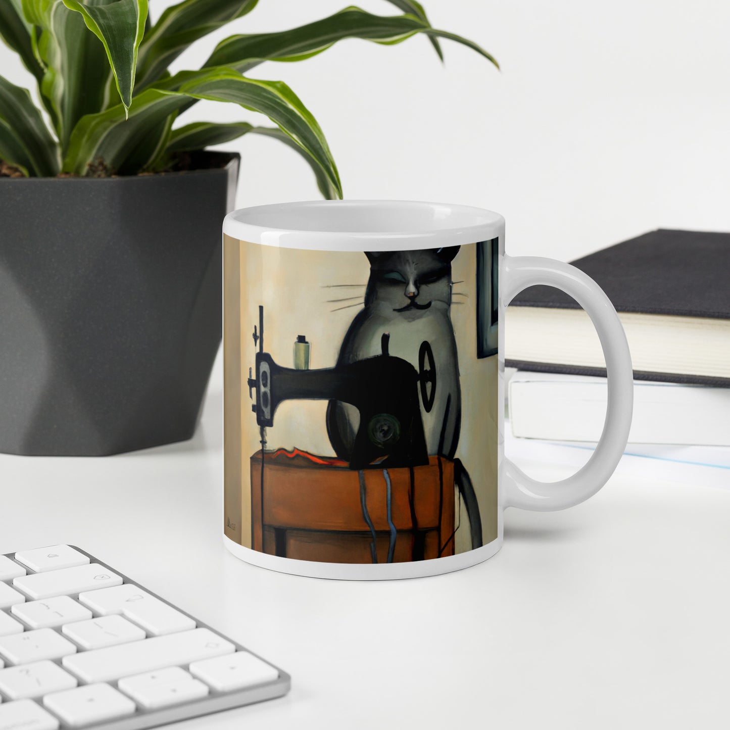 Sewing Cats 16 Mug