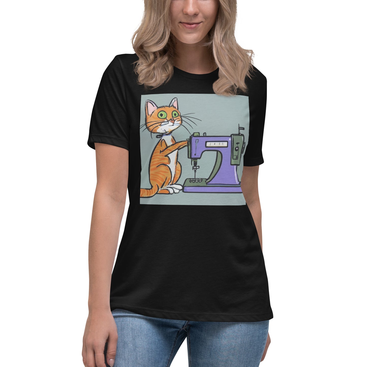 Sewing Cat 10 Graphic Women's T-shirt