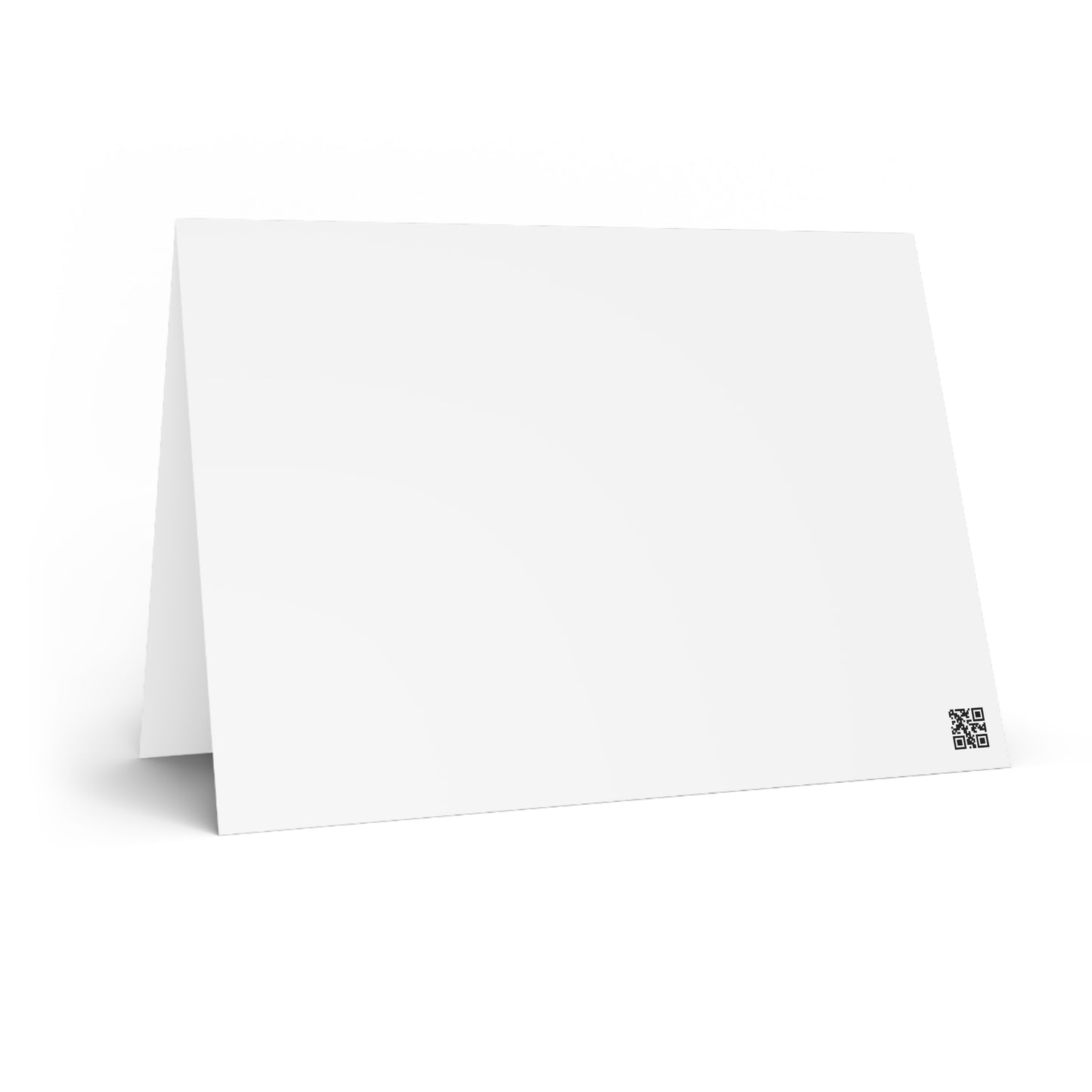 Orange Sewing Cat Blank Card