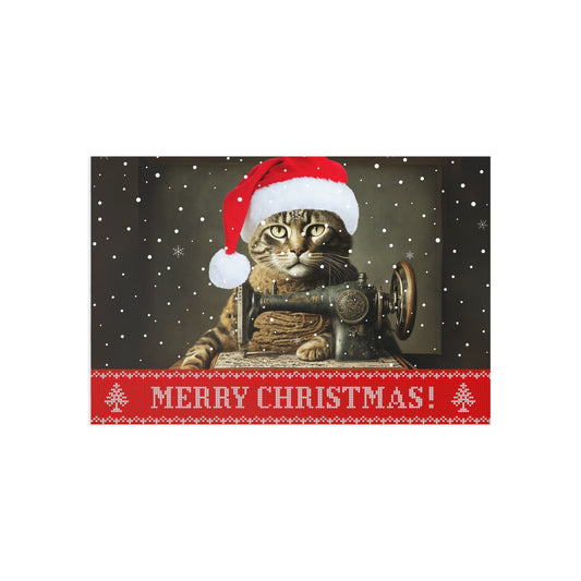 Merry Christmas Sewing Bro Postcard