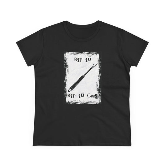 Rip it Good! Women's Black Tee