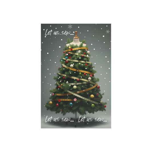 Let us sew...  Holiday Postcard