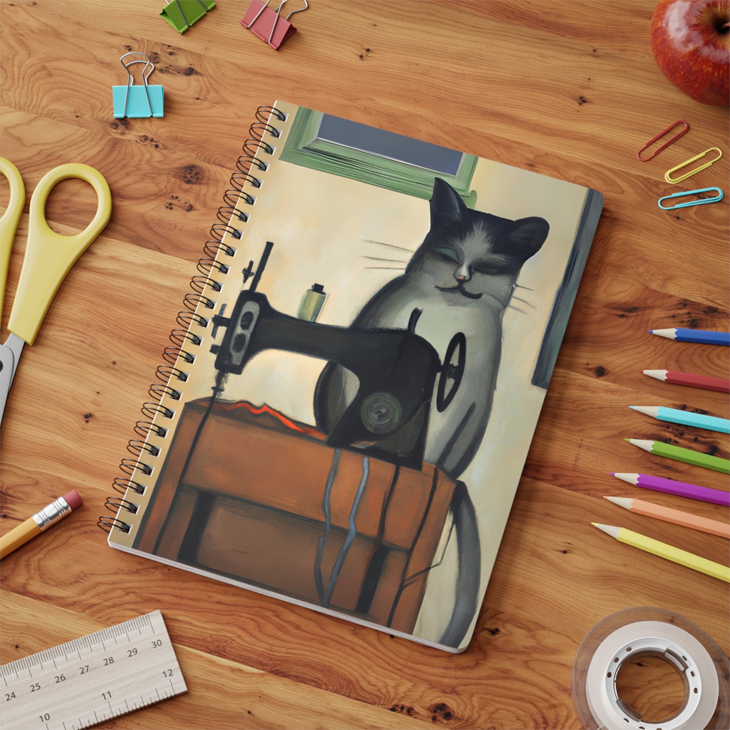 Sewing Cat #16 Notebook