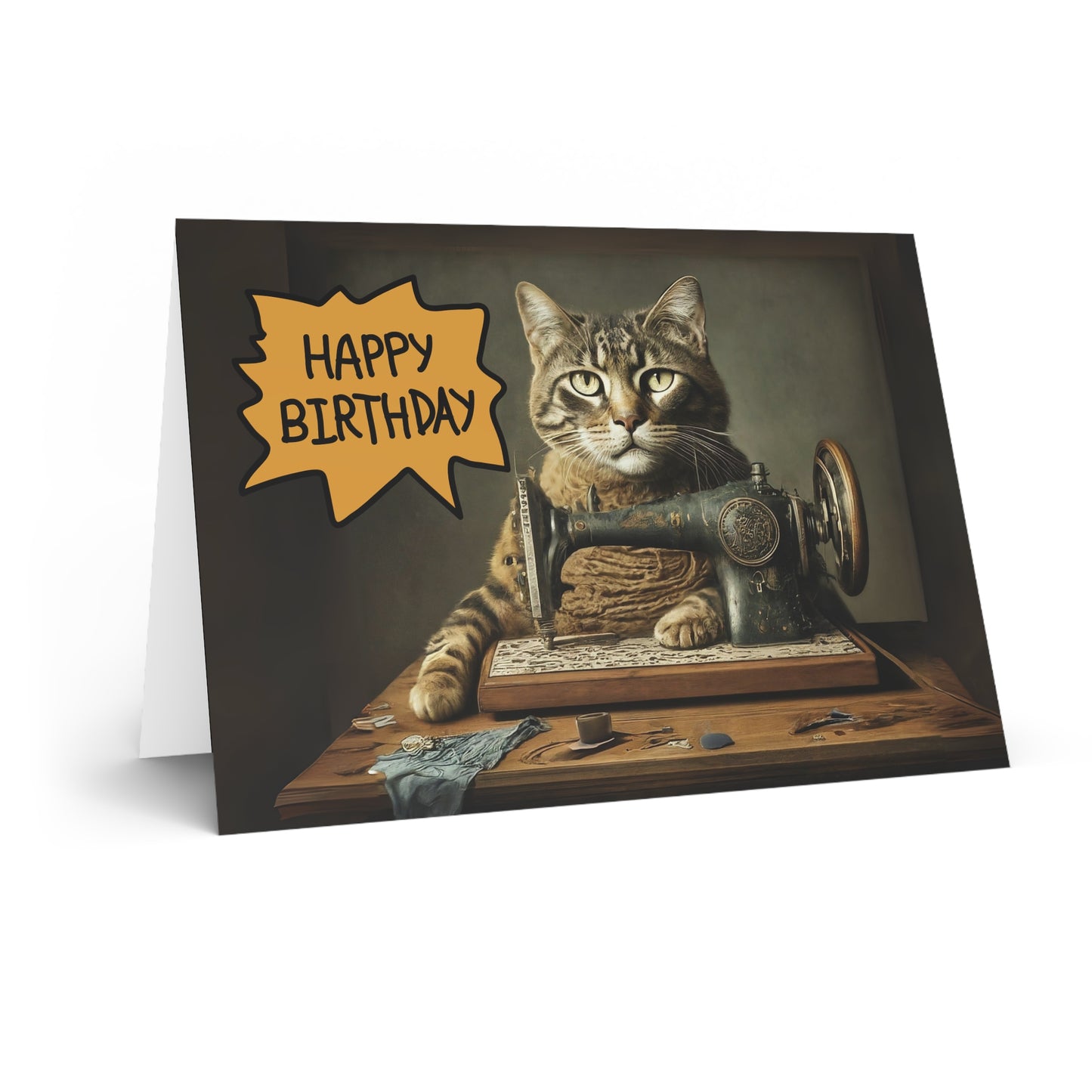 Birthday Card Sewing Bro