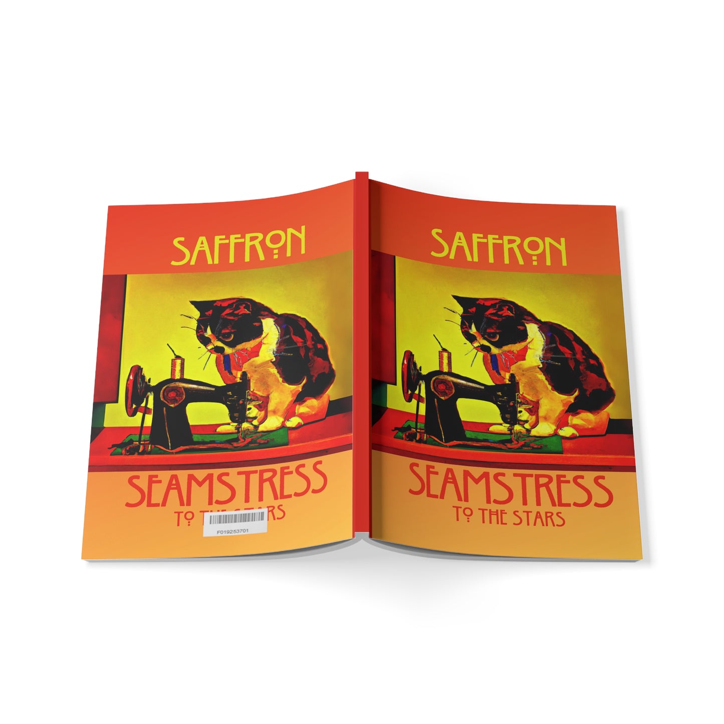 Seamstress Saffron Softcover Notebook